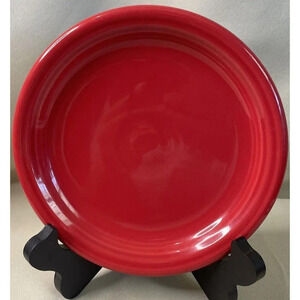Fiestaware Scarlet Red Salad Dessert Plate Fiesta 7‎ 1/4” USA FFFD 2017 Bistro